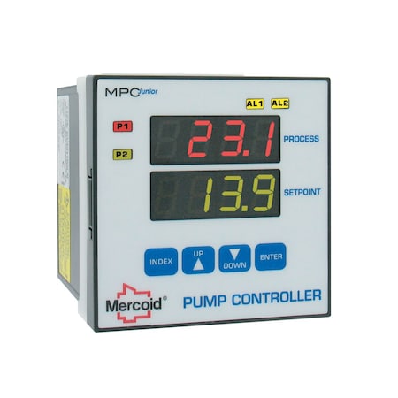 Dwyer Instruments Series MPC Jr. pump controller, with retransmission of input, 0 to 10 VDC MPCJR-RV